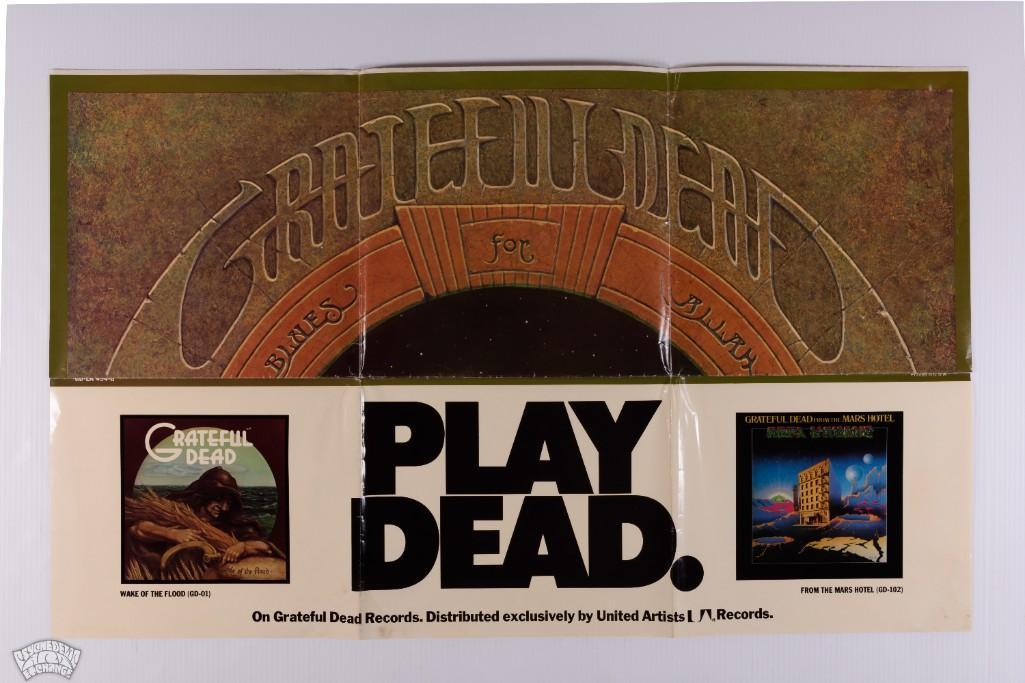 1975 Grateful Dead Play Dead GDR Promo Poster (1 of 2)
