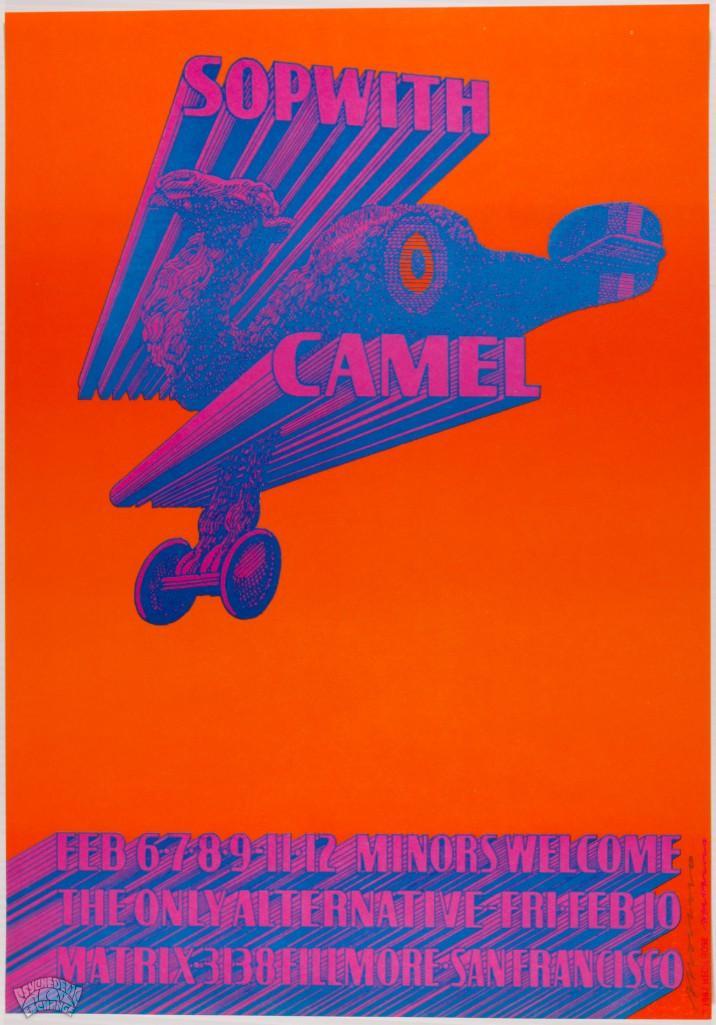 1967 NR-5 Sopwith Camel Matrix Moscoso Signed Poster (1 of 1)