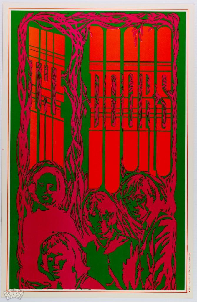 1967 The Doors Saladin Productions Headshop Poster (1 of 1)
