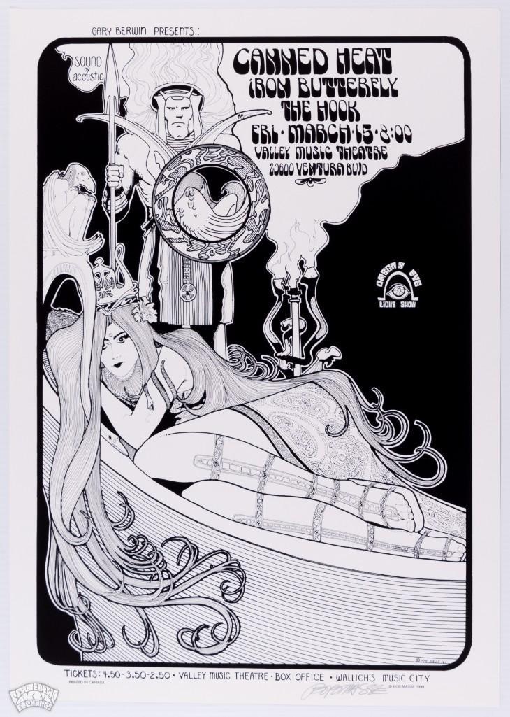 1967 Canned Heat Valley Music Theatre RP2 Signed Poster (1 of 1)