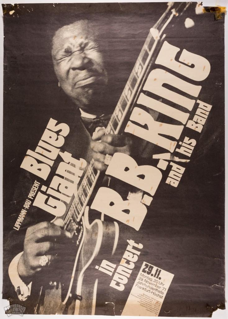 1971 B.B. King Frankfurt Original Poster (1 of 2)
