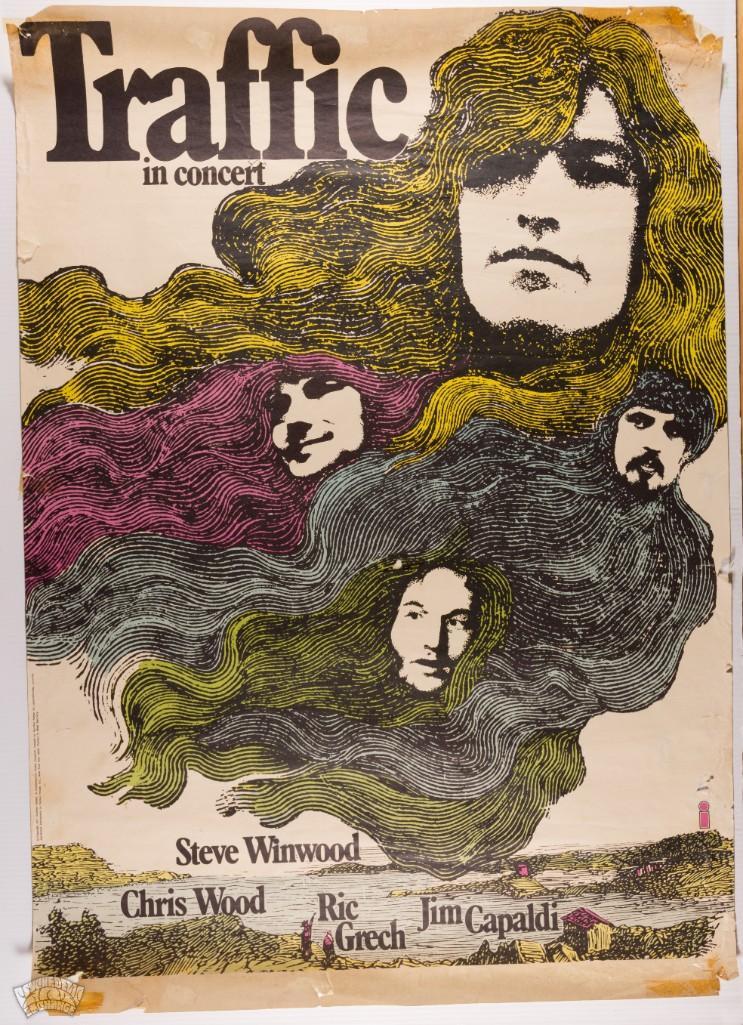 1971 Traffic In Concert Germany Original Poster (1 of 2)