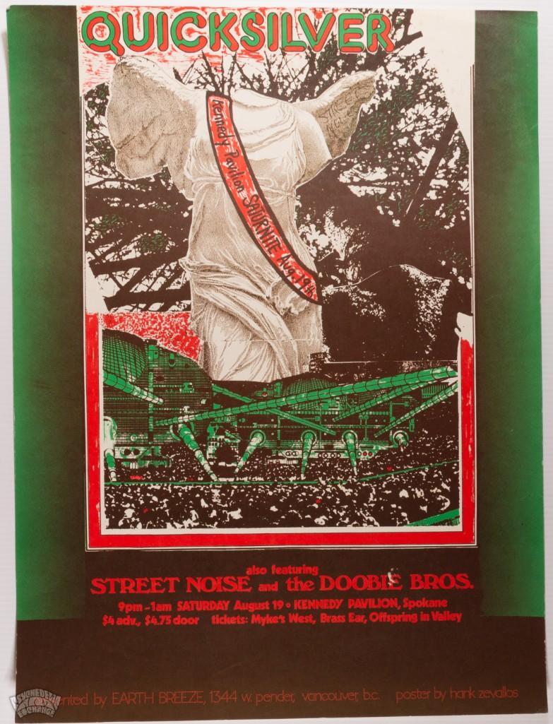 1970's QUICKSILVER KENNEDY PAVILION Original Poster (1 of 2)