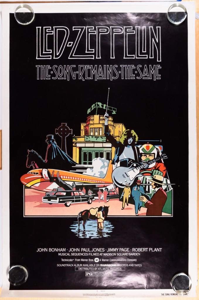 1976 Led Zeppelin One Sheet Movie Poster (1 of 1)