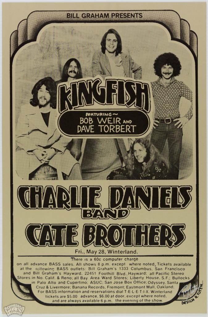 1976 Kingfish Winterland Signed Original Poster (1 of 1)