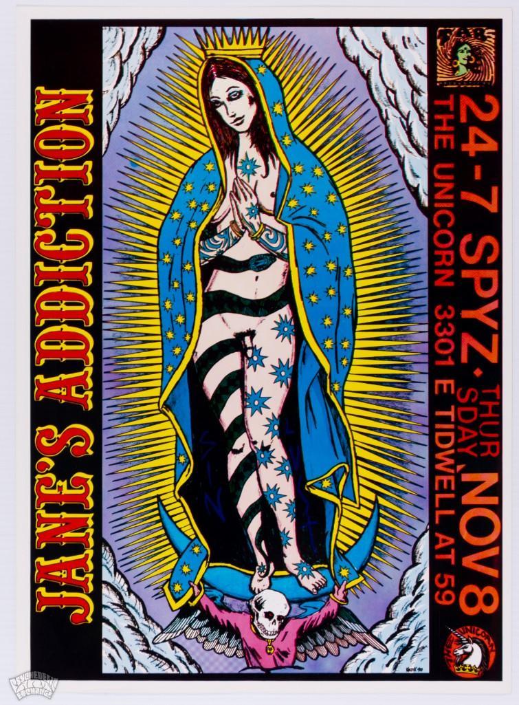 1990 Janes Addiction The Unicorn Original Poster (1 of 1)