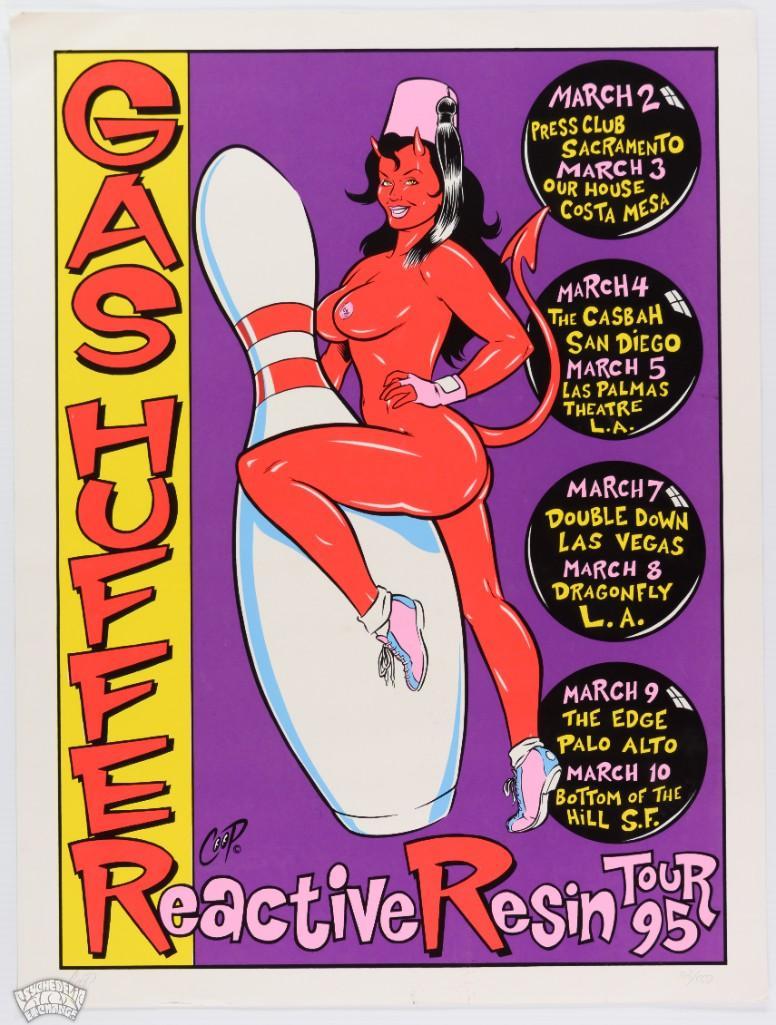 1995 Coop Gas Huffer Reactive Resin Signed LE Poster (1 of 2)
