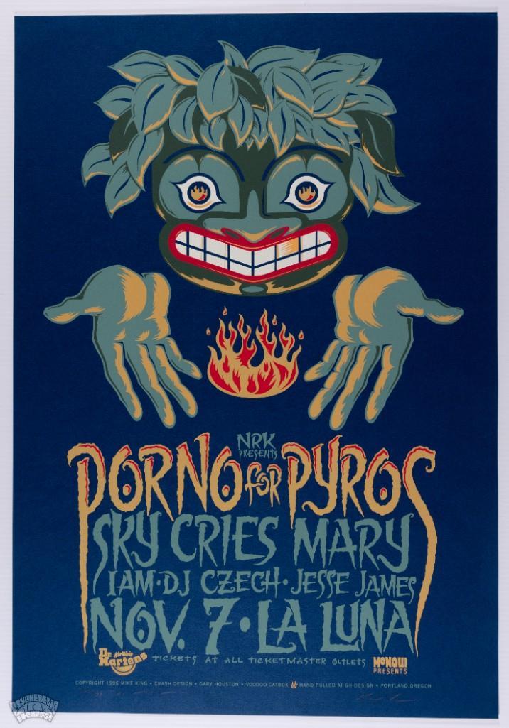 1996 Porn for Pyros La Luna Mike King Signed LE Poster (1 of 1)