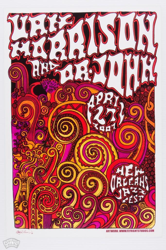 2007 Van Morrison Dr John New Orleans Original Poster (1 of 1)