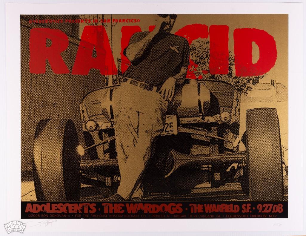 2008 Rancid The Warfield Signed LE Poster (1 of 1)