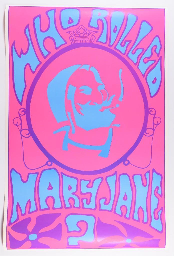Who Rolled Mary Jane Headshop Poster (1 of 1)