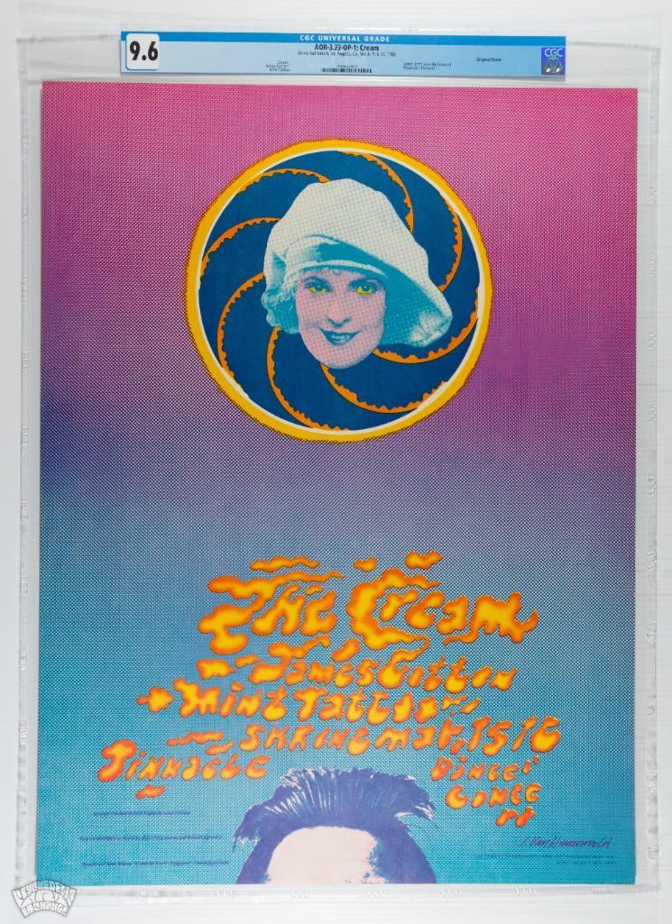 1968 AOR-3.73 Cream Shrine Auditorium Poster 9.6 (1 of 1)