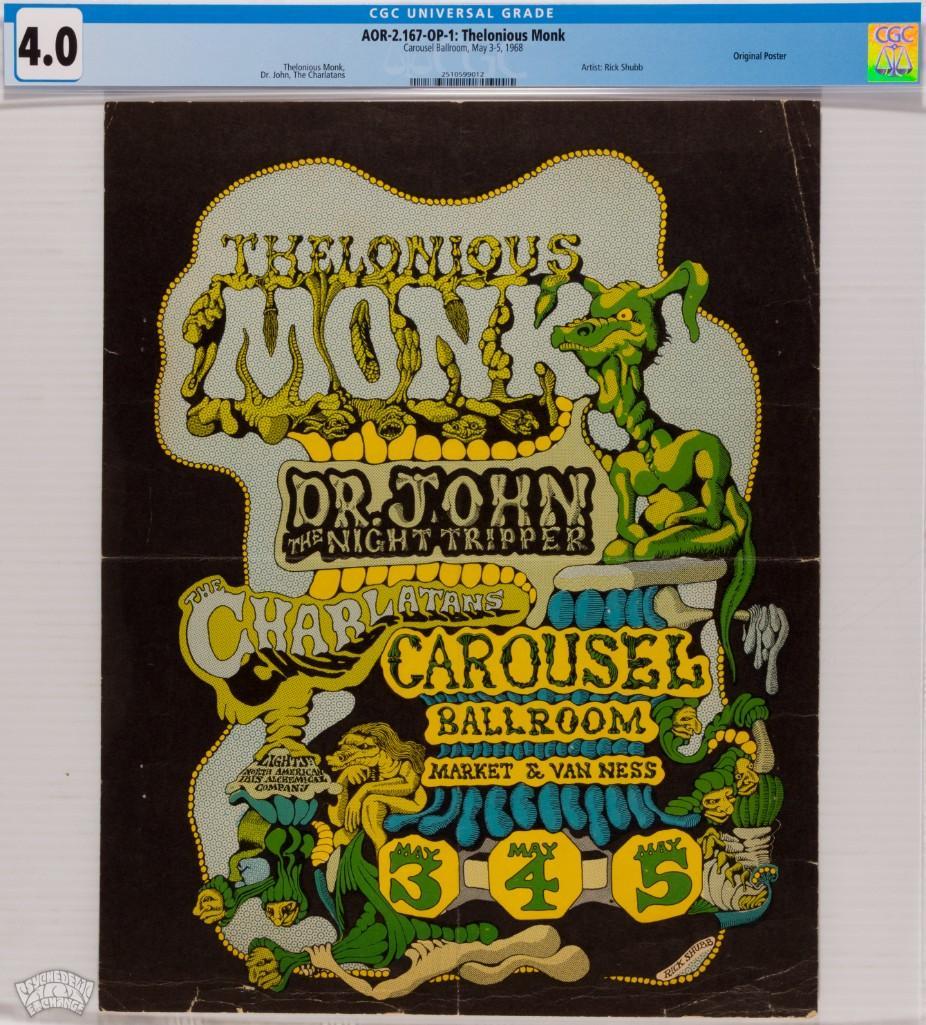 1968 AOR-2.167 Thelonius Monk Carousel Poster 4 (1 of 1)