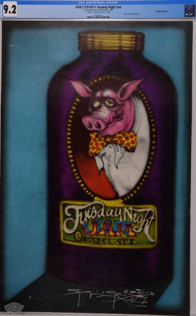 1968 AOR-2.170 Tuesday Night Jam Signed Poster 9.2 (1 of 1)