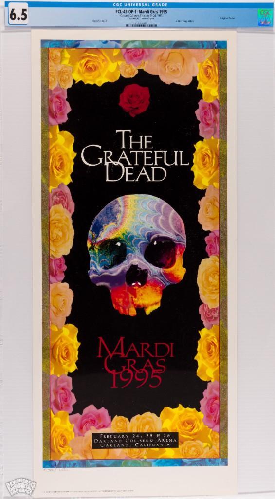 1995 PCL-43 Grateful Dead Oakland LE Poster 6.5 (1 of 2)