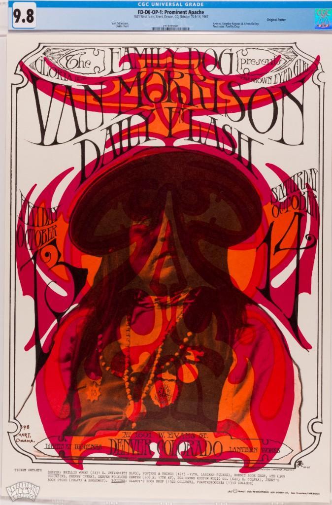 1967 FD-D6 Van Morrison 1601 W Evans St Poster 9.8 (1 of 1)