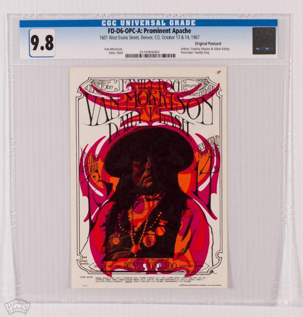 1967 FD-D6 Van Morrison 1601 W Evans St Postcard 9.8 (1 of 2)