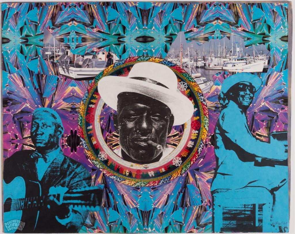 1997 Wavy Gravy Blues Collage Original Art Signed (1 of 2)