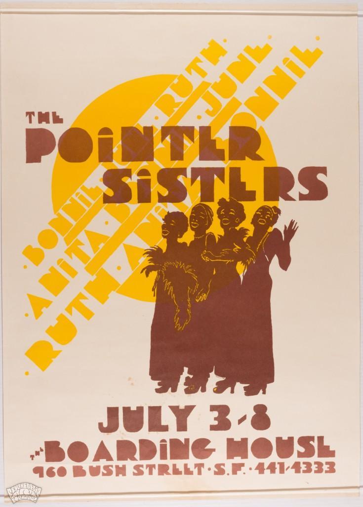 1971 The Pointer Sisters The Boarding House Poster