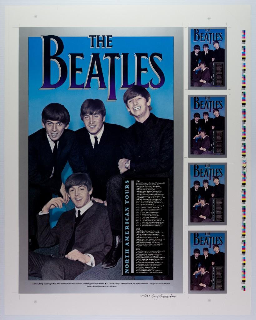 1990 The Beatles N. American Tour Proof Signed LE (1 of 2)