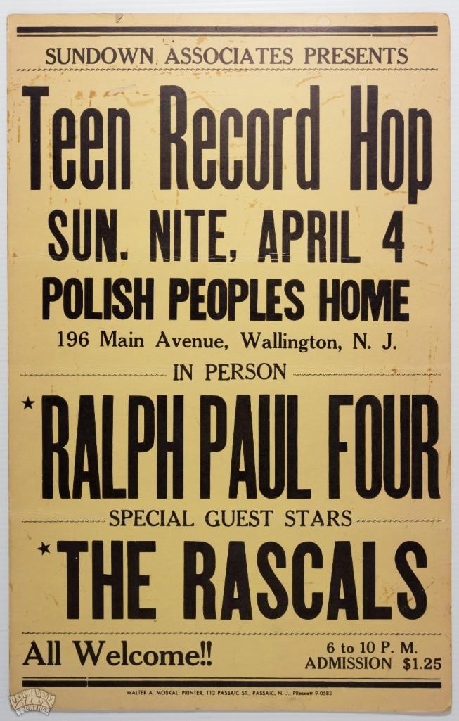 1965 The Rascals Polish Peoples Home Poster (1 of 2)