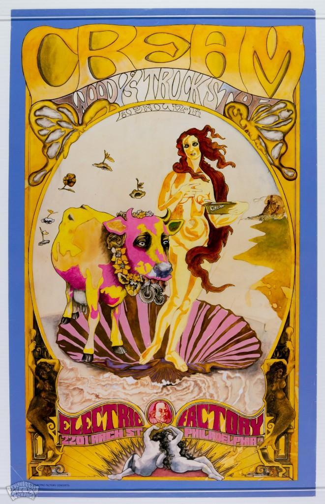 1968 Cream Electric Factory Second Printing Poster (1 of 2)