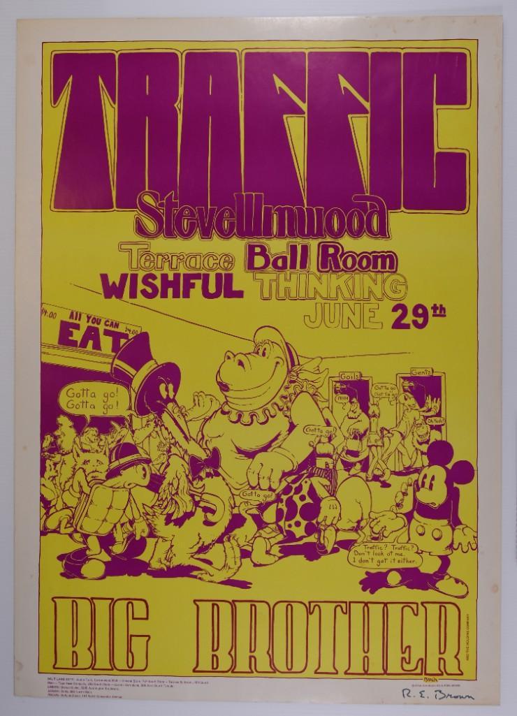 1970 Traffic Terrace Ballroom Signed Poster (1 of 1)