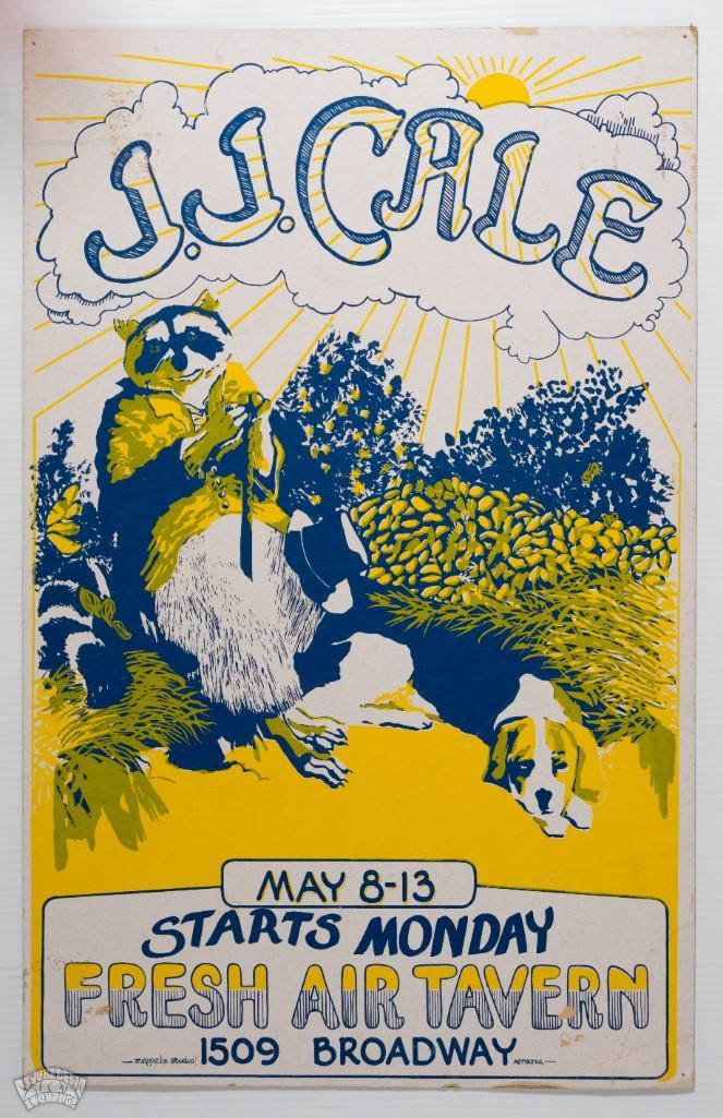 1971 J.J. Cale Fresh Air Tavern Seattle Poster (1 of 2)