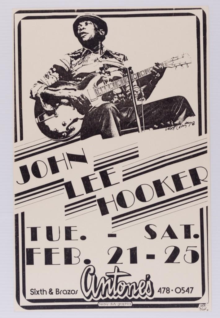1978 John Lee Hooker Antone's Austin Poster (1 of 1)