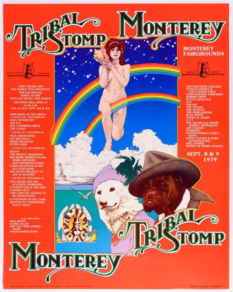 1979 Tribal Stomp Monterey Poster (1 of 1)