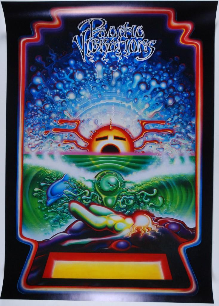 1989 Rick Griffin Pacific Vibrations 2nd Print Poster (1 of 1)