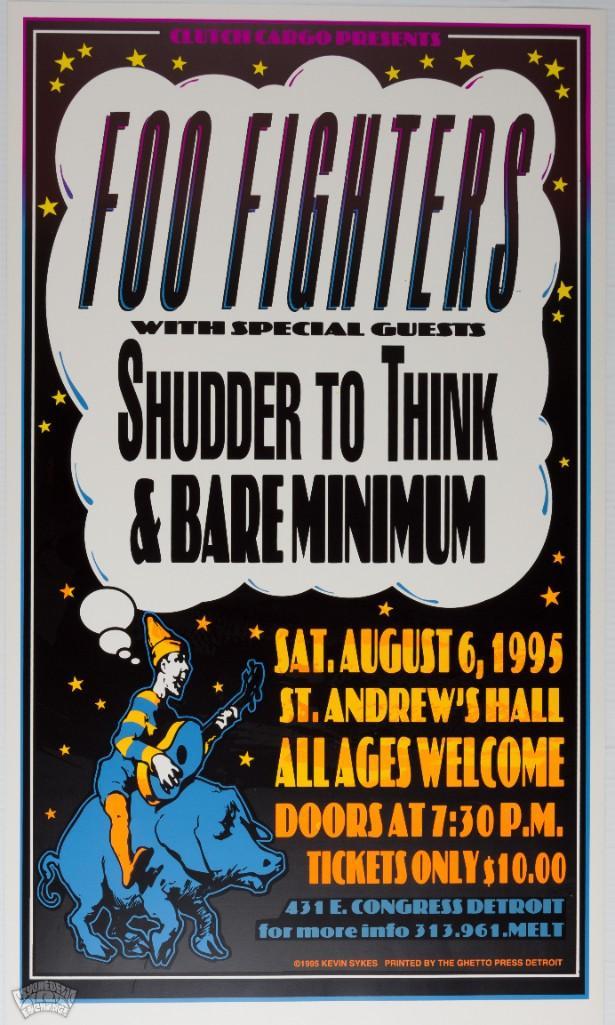1995 Foo Fighters St Andrews Hall Poster (1 of 1)