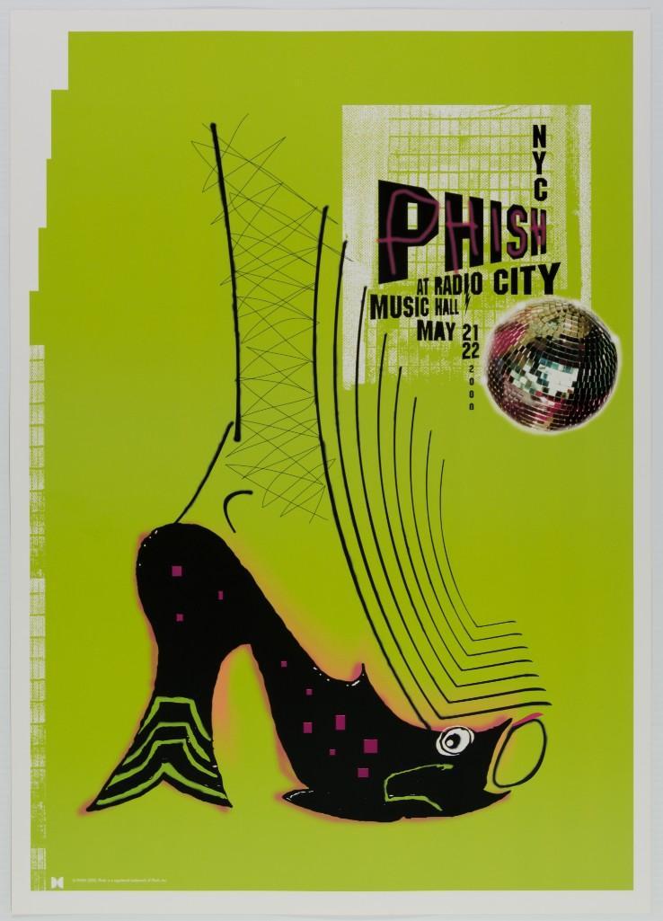 2000 Phish Radio City Music Hall Poster (1 of 1)