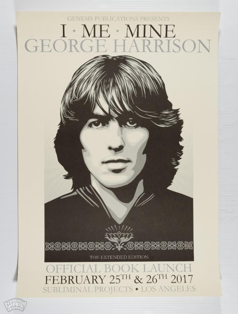 2017 George Harrison I Me Mine Book Launch Poster (1 of 2)