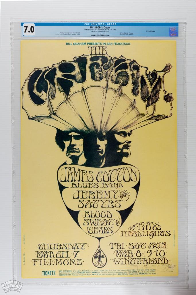 1968 BG-110 Cream Winterland Signed Poster 7 (1 of 2)