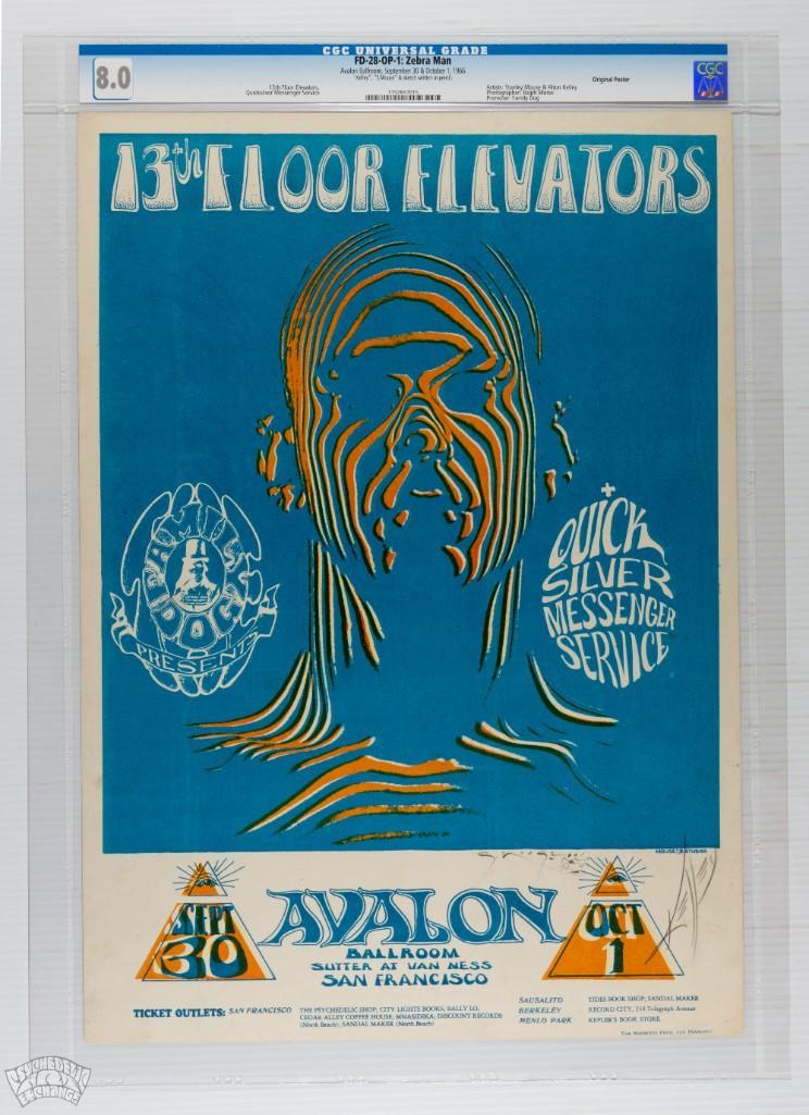 1966 FD-28 Zebra Man Double Signed Poster 8 (1 of 2)