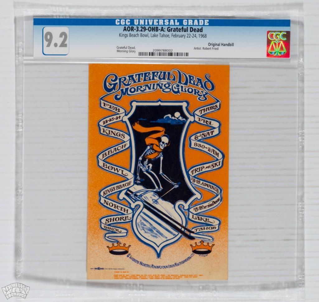 1968 AOR-3.29 Grateful Dead Kings Beach Handbill 9.2 (1 of 2)