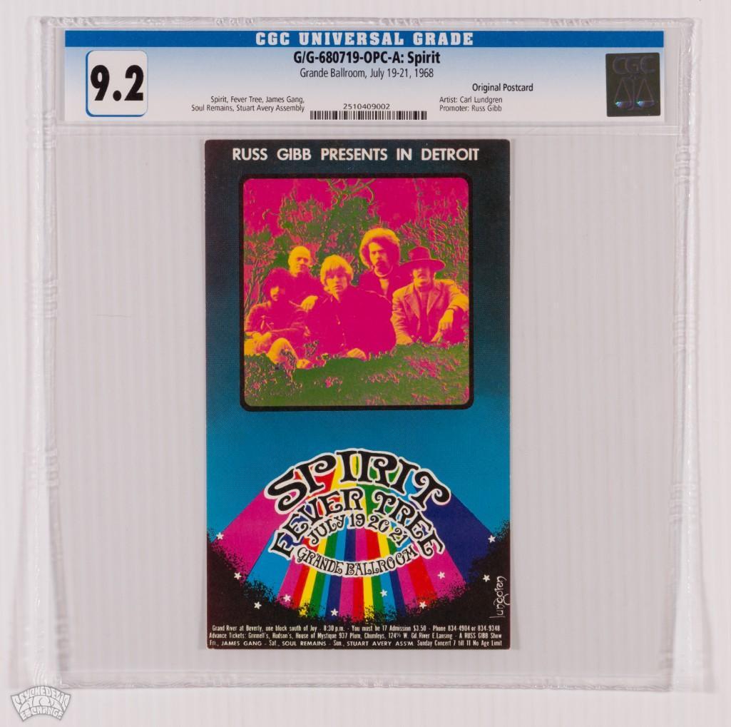 1968 G/G-680719 Spirit James Gang Grande Postcard 9.2 (1 of 2)