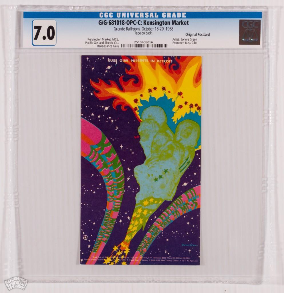 1968 G/G-681018 Mc5 Grande Ballroom Postcard 7 (1 of 2)