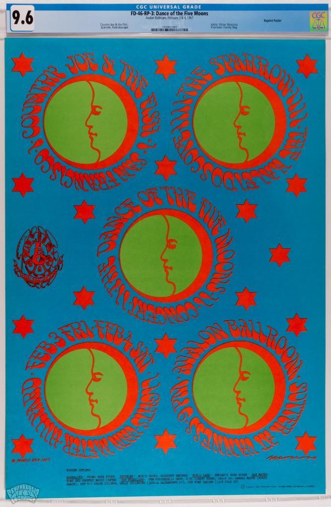 1967 FD-46 Country Joe Sparrow Avalon RP3 Poster 9.6 (1 of 1)