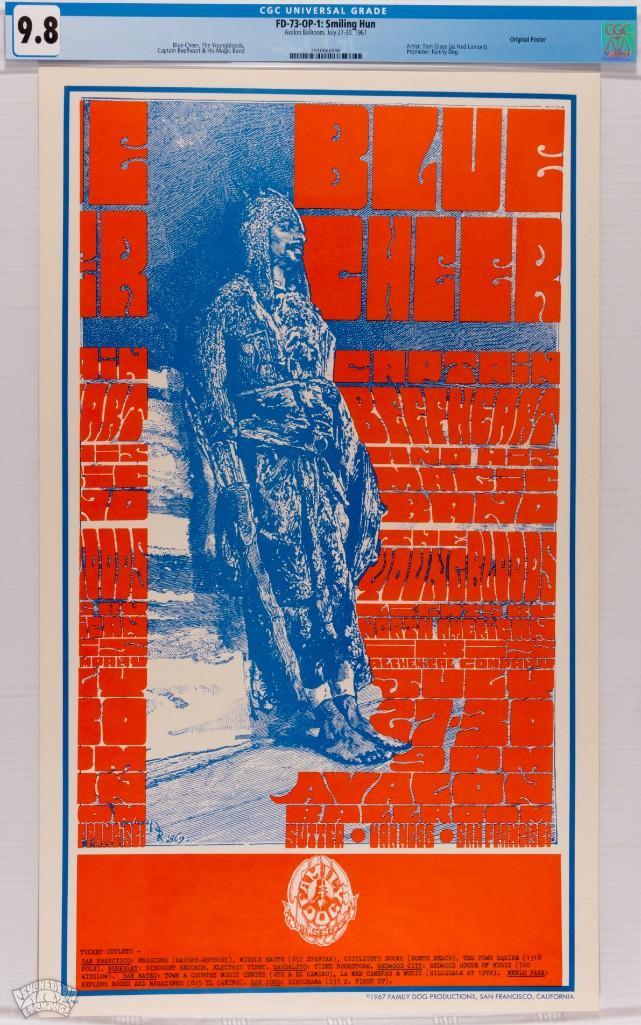1967 FD-73 Blue Cheer Avalon Poster 9.8 (1 of 1)