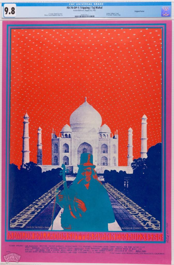 1967 FD-74 Charles Lloyd Quartet Avalon Poster 9.8 (1 of 1)