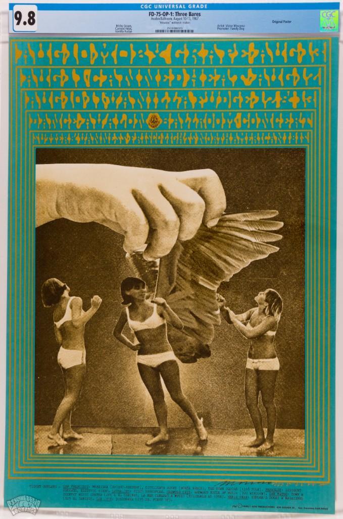 1967 FD-75 Moby Grape Avalon Signed Poster 9.8 (1 of 1)