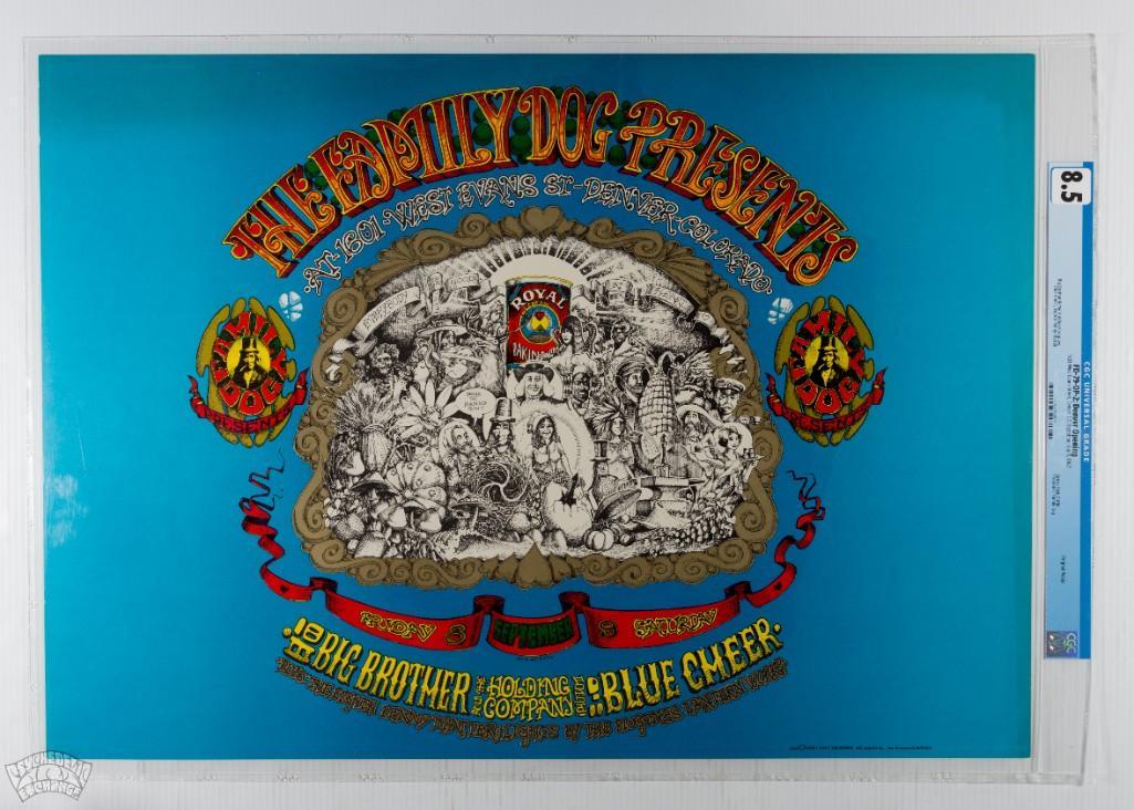 1967 FD-79 Big Brother Janis Joplin Avalon Poster 8.5 (1 of 2)