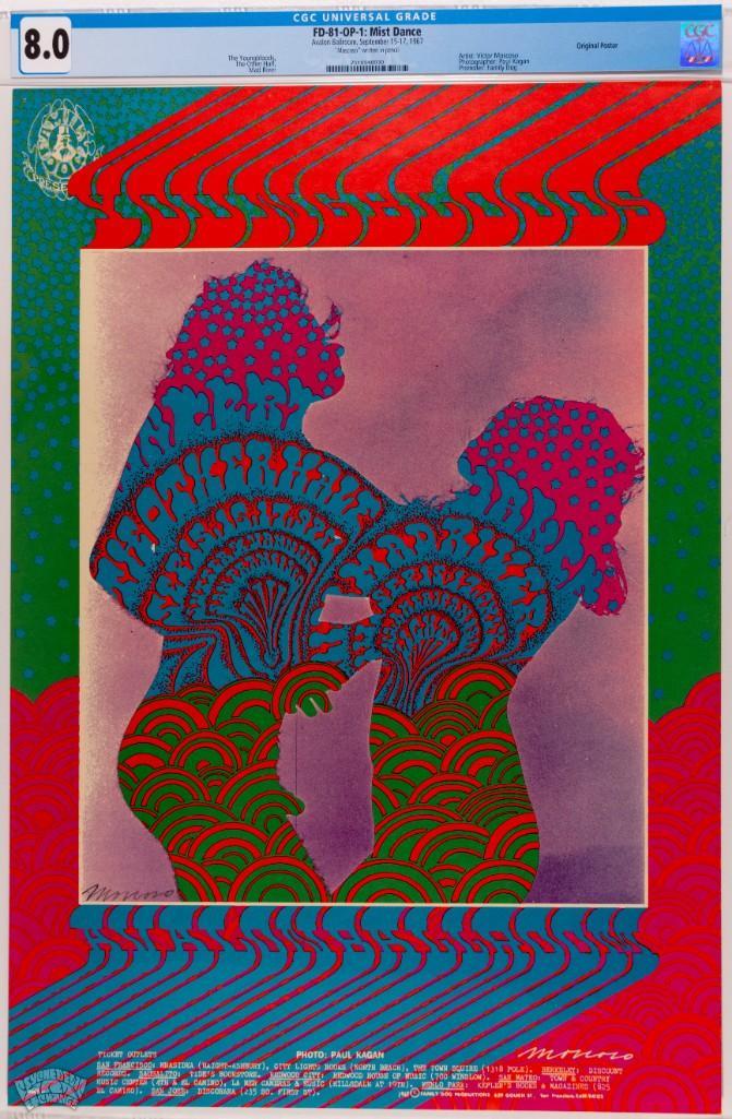 1967 FD-81 Youngbloods Avalon Signed Poster 8 (1 of 1)