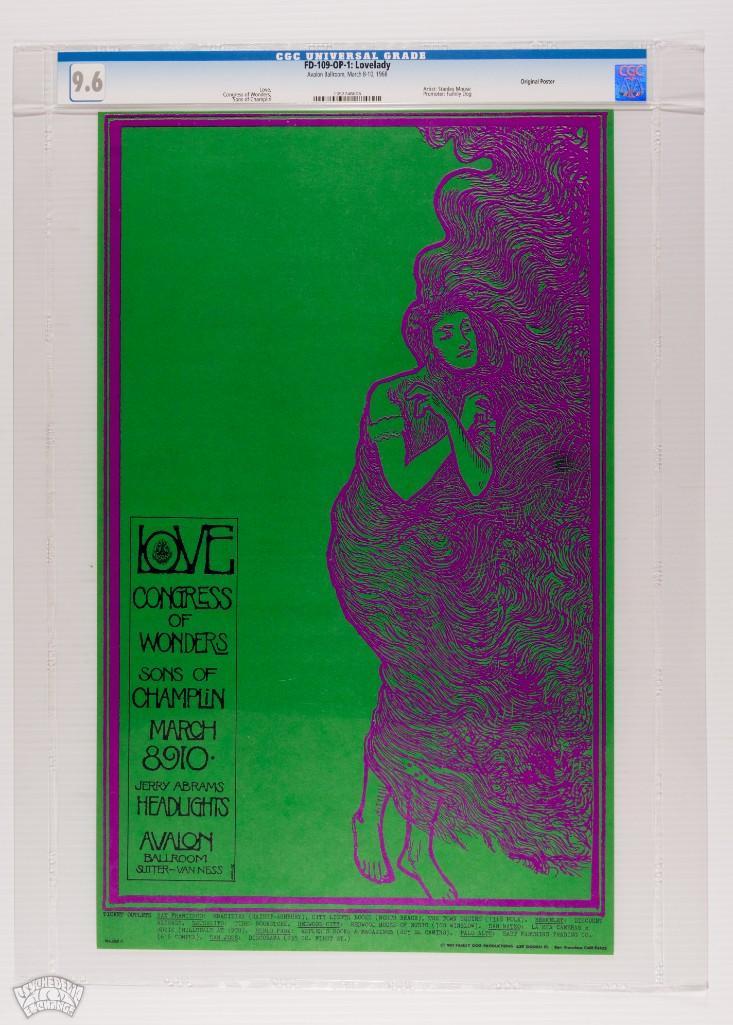 1968 FD-109 Love Avalon Poster 9.6 (1 of 1)