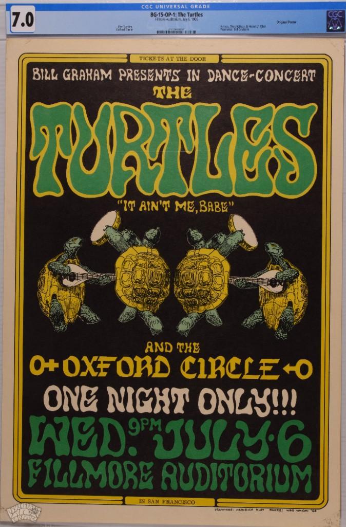 1966 BG-15 The Turtles Fillmore Poster 7 (1 of 1)