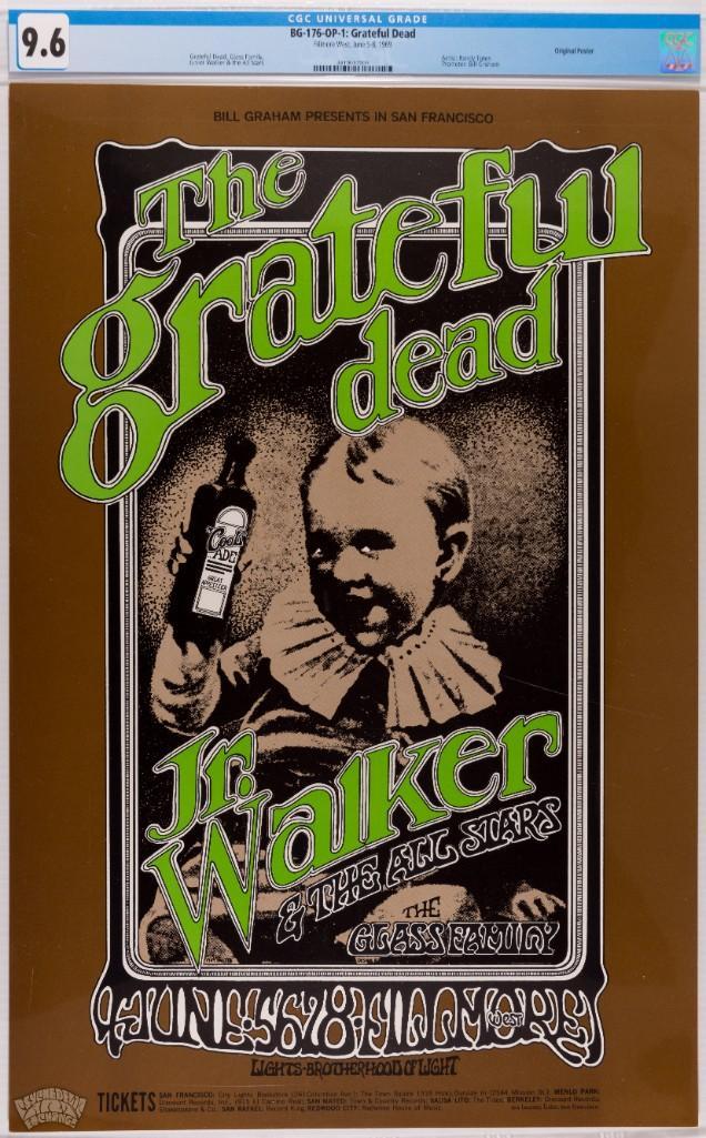 1969 BG-176 Grateful Dead Fillmore West Poster 9.6 (1 of 1)