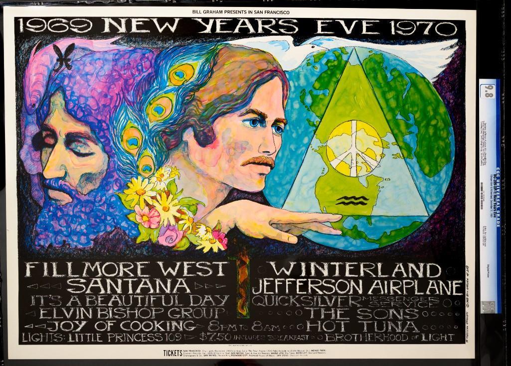 1969 BG-209 Jefferson Airplane Fillmore West Poster 9.8 (1 of 1)