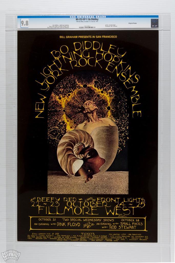 1970 BG-253 Pink Floyd Fillmore West Poster 9.8 (1 of 2)